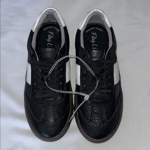 Flag Ltd Stylish Black and White Kids Sneakers